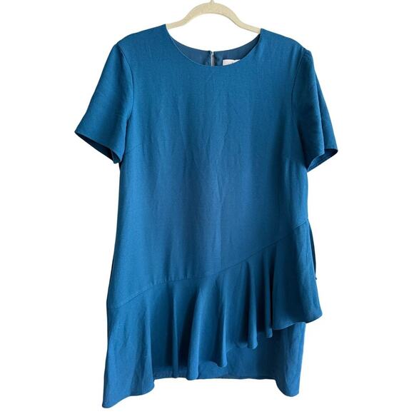 Women’s Charles Henry Asymmetrical Ruffle Dress size XL - Picture 2 of 8